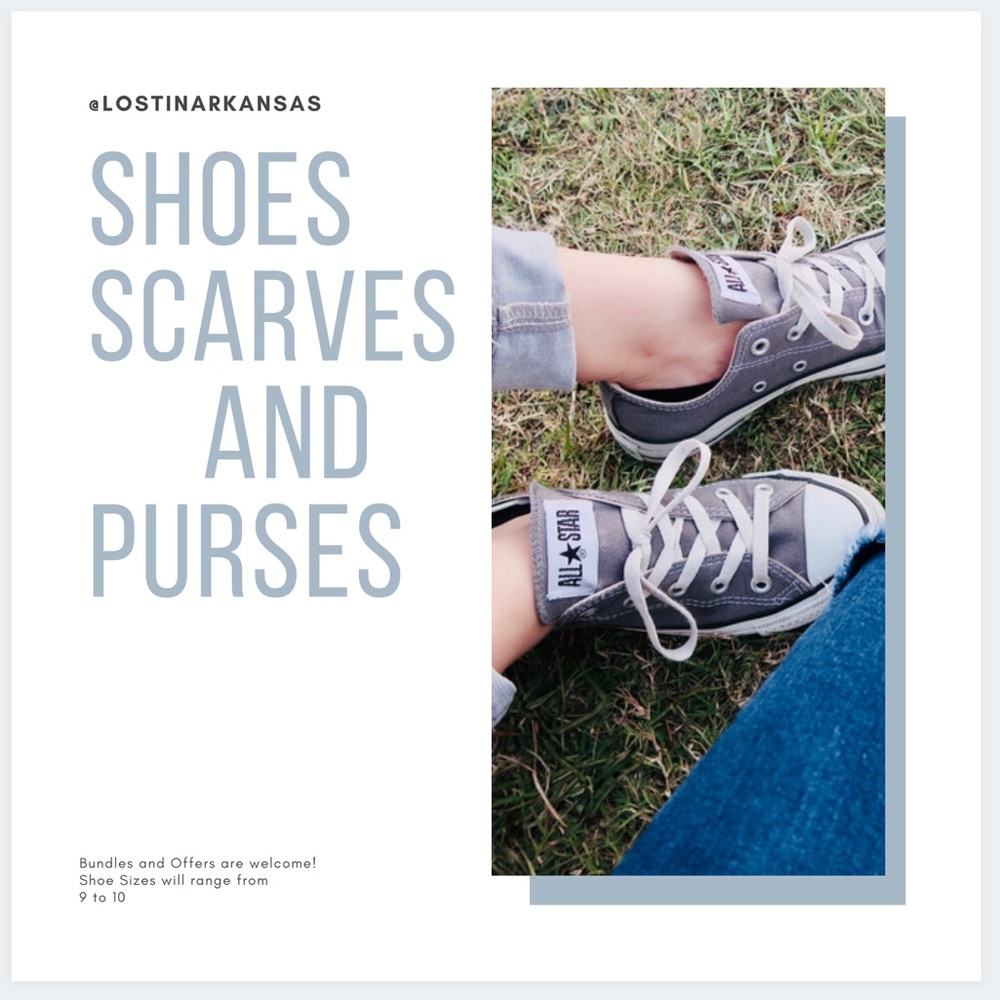 Listing now! Shoes and scarves!